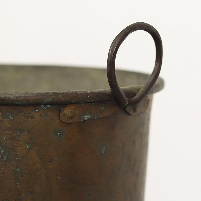 Copper Wabi Sabi Copper Kettle / Planter For Sale - Image 8 of 10