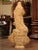 French Early 19th Century French Carved Pine Religious Figure on Carved Cloud Form Base For Sale - Image 3 of 13