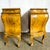 Wood Antique Italian Olive Wood Veneer Bombe Commodes/Nightstands - a Pair For Sale - Image 7 of 12