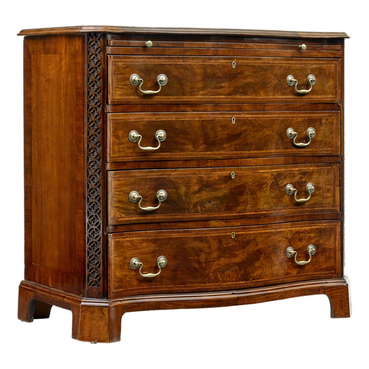 Early 19th Century Walnut Chest of Drawers, 1800s | Chairish