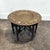 Brass Vintage Morrocan Brass Tray Table With Folding Hand Carved Wood Base For Sale - Image 8 of 8