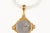 Antique Roman Denarius Coin in 22k Pendant W/Diamonds For Sale - Image 9 of 12