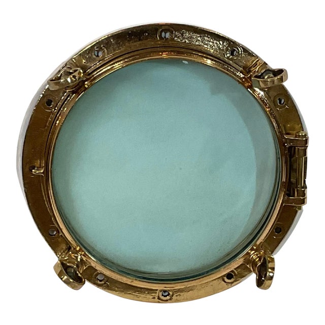 Solid Brass Ships Porthole For Sale