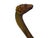 Early 20th Century Antique Hand Carved Folk Art Ram Head Wooden Walking Cane For Sale - Image 5 of 9