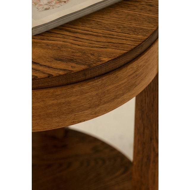 Dutch Amsterdamse School Side Table, 1930s For Sale - Image 4 of 10
