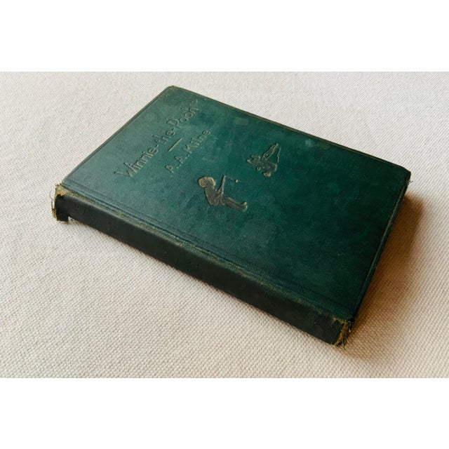 Antique Winnie-the-Pooh a.a. Milne, e.p. Dutton, 88th Edition 1933, Original Green Cloth, Ernest H. Shepard Illustrations, Nantucket Estate For Sale - Image 10 of 18