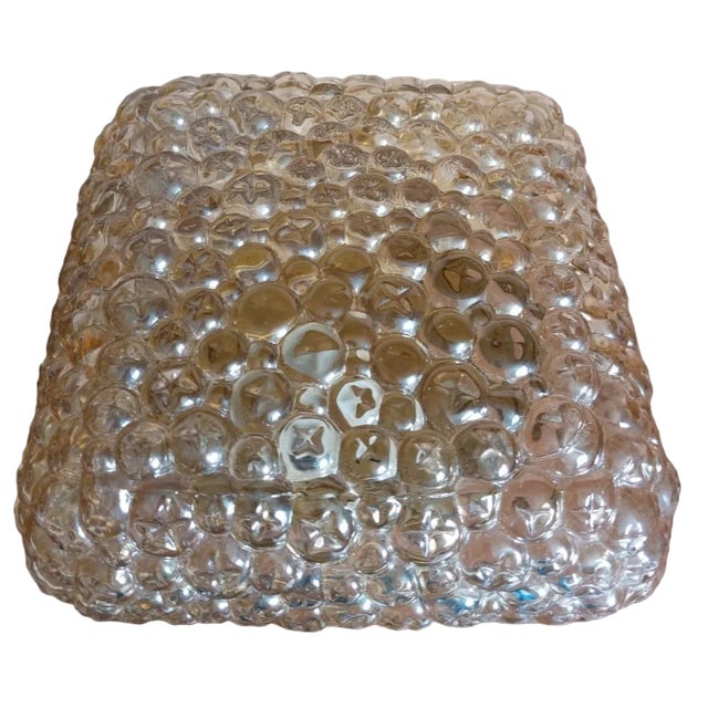 Space Age Ceiling Light in Bubble Glass, 1970s For Sale