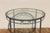 Mario Papperzini for Salterini “Amalfi” Round Iron Dining Table With Glass Top | 1950s For Sale In Los Angeles - Image 6 of 18