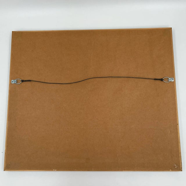 Late 20th Century Coastal Nautical Maritime Sailors Needlework Framed and Matted For Sale - Image 9 of 10