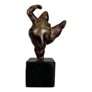 1980s Modern Figurative Ceramic Sculpture For Sale