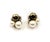 Chanel Vintage Gold Plated CC Bubble Pearl Small Piercing Earrings *Marked 04 *Made in France -It is approximately 0.55" x...
