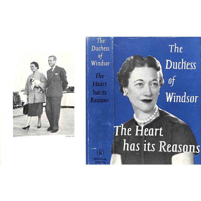 1950s "The Heart Has Its Reasons: The Memoirs of the Duchess of Windsor" 1956 the Duchess of Windsor (Signed) For Sale - Image 5 of 12