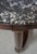 French Empire Marble Top Mahogany Base Round Center Table For Sale - Image 11 of 12