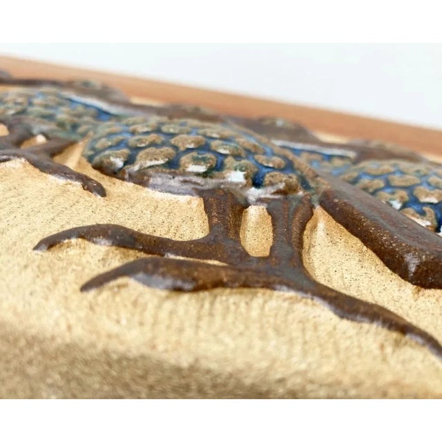 Mid-Century Danish Wall Relief Plate by Marianne Starck for Michael Andersen Bornholm For Sale - Image 17 of 18