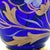 Bohemian Czech Hand-Blown Cobalt Blue Enamel & Fire-Gilt Cabinet Vase 8" For Sale - Image 15 of 17