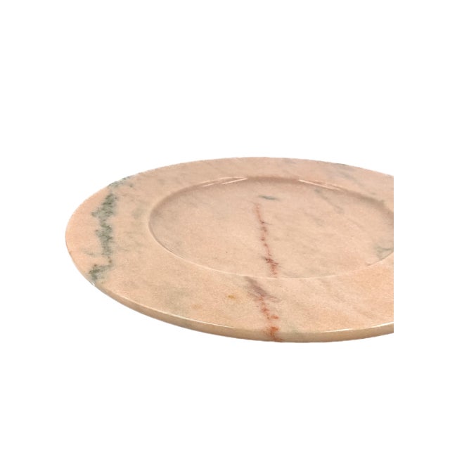 Pink Pink Marble Centerpiece / Tray, Up&Up Italy, 1970s For Sale - Image 8 of 13