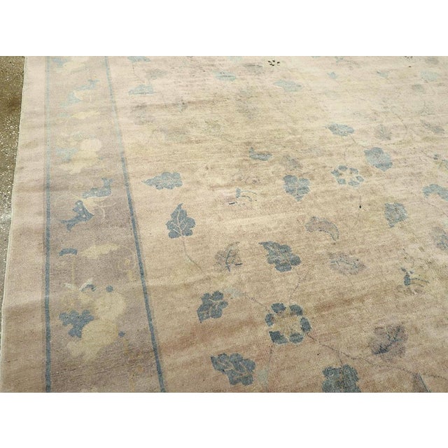 Art Deco Galerie Shabab Collection Mid-20th Century Handmade Chinese Room Size Carpet For Sale - Image 3 of 8