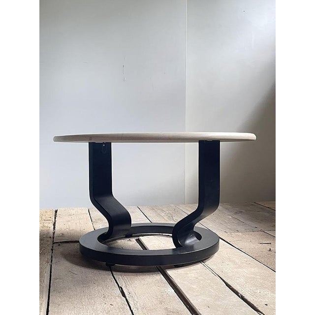 Contemporary Swedish Postmodern Marmorino Coffee Table, 1980s For Sale - Image 3 of 8