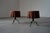 Cast Iron and Rattan Side Tables, Netherlands, 1950s, Set of 2 For Sale - Image 4 of 11