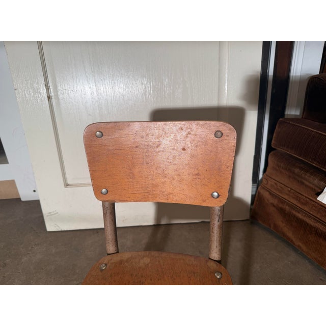 Mid 20th Century Irwin School Chair For Sale - Image 10 of 11