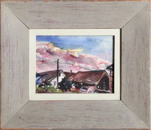 Edith Bry, "Fire Island 3," Watercolor Painting