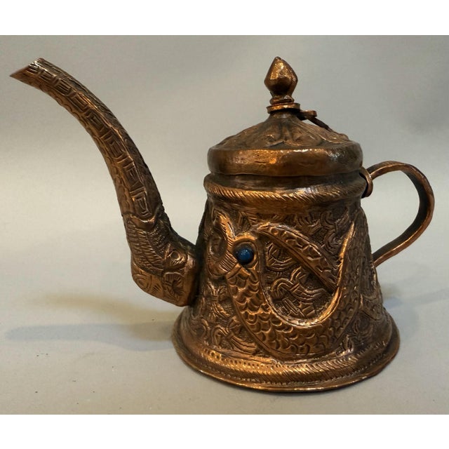 Indian 18th Century Indian "Bidri Ware" Hookah Base For Sale - Image 3 of 11