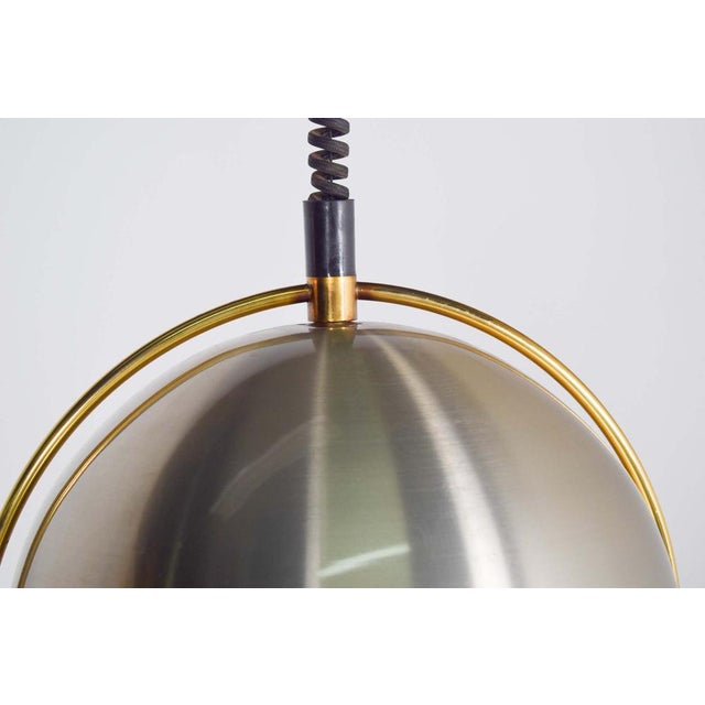 Mid-Century Modern Mid-Century Space Age Pendant Light, Denmark, 1970s For Sale - Image 3 of 9