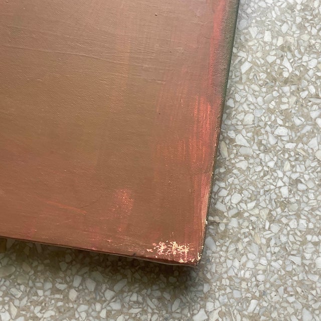 Vintage Russell Christoffersen Abstract on Canvas Painting For Sale - Image 9 of 9