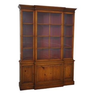 Kittinger 3 Door Pine China Cabinet For Sale