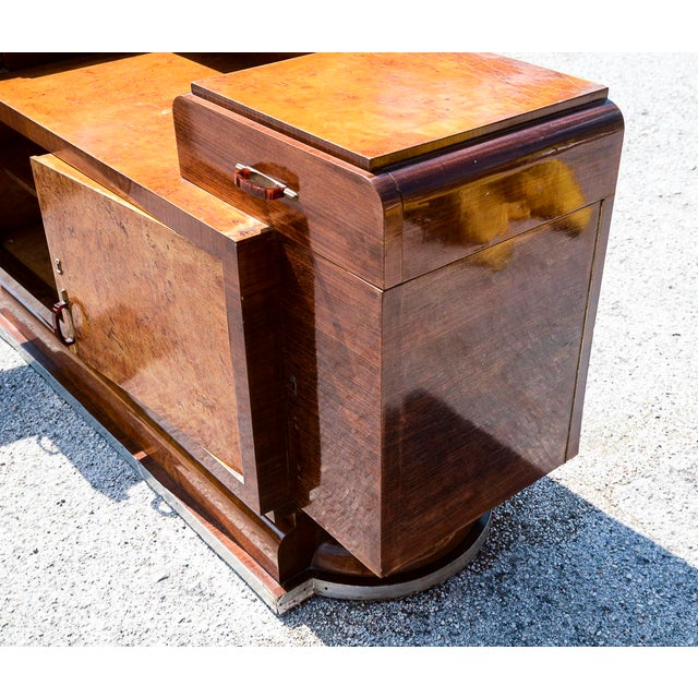 Art Deco Italian Sideboard with Original Mirror, 1930s For Sale - Image 11 of 18