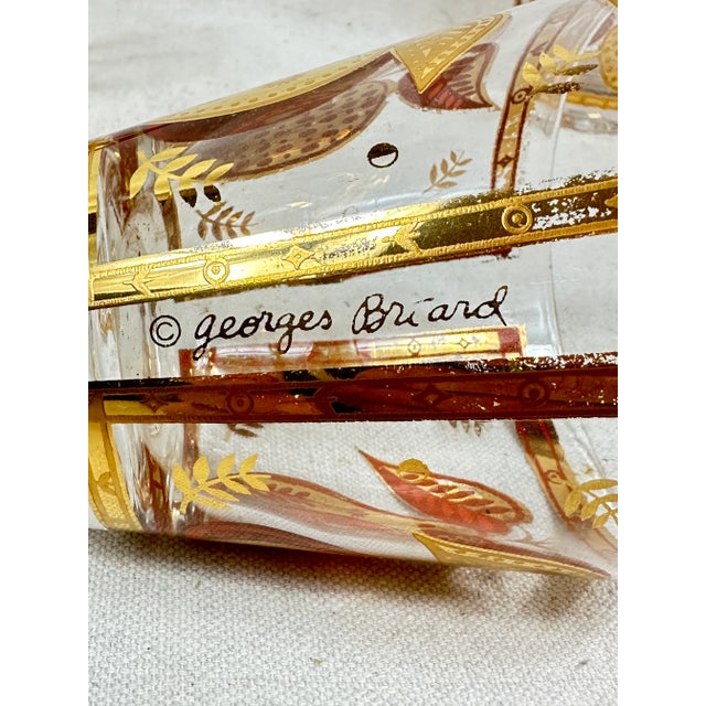 Vintage Georges Briard Apple & Pear Glasses For Sale - Image 9 of 11