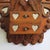Antique Hand Carved Tramp Art Heart and Winged Motif Wall Pocket (Attr. John Frank Zadzora), 1934 For Sale In Philadelphia - Image 6 of 12