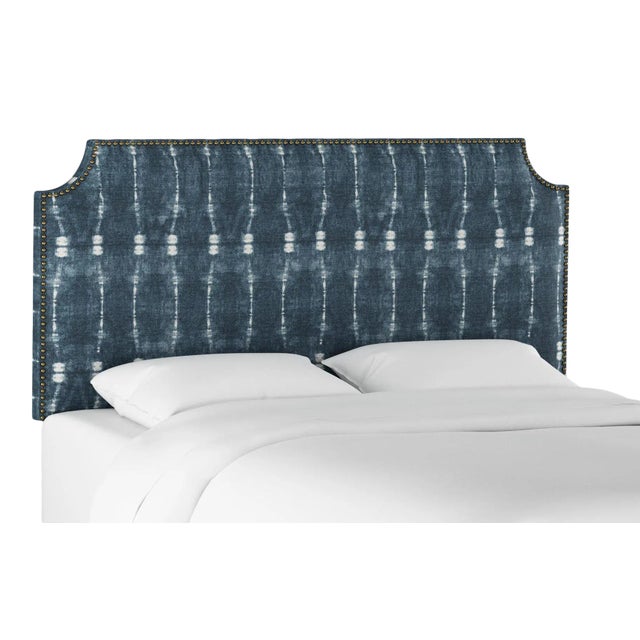 Madison Headboard in Indigo Bali, King For Sale