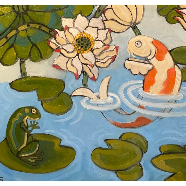 Stephen McDonough Original Oil Painting H 40" x W 30" x D 1.5" Oil on Gallery Wrap Canvas with black sides