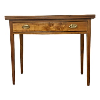 Fold Top Game Table, Early 19th Century For Sale
