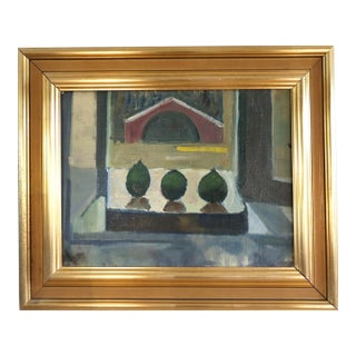 Mid-Century Modern 'The Figs' Vintage Swedish Still Life Oil Painting, Framed For Sale