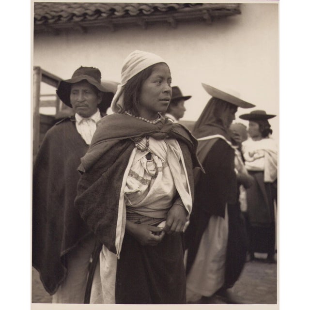 Hanna Seidel, Ecuadorian Woman, Black and White Photograph, 1960s For Sale - Image 3 of 3
