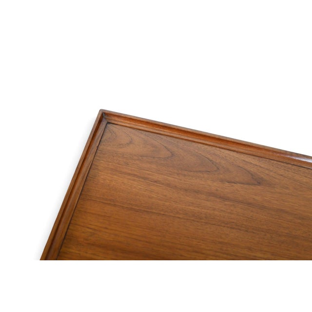 Mid 20th Century Arne Hovmand Olsen Credenza in Teak With Finished Back, Attributed For Sale - Image 12 of 13