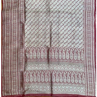 Vintage Silk Sari Textile Fabric For Sale