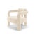Double Arch Armchair in Chenille from Insidherland For Sale - Image 9 of 9