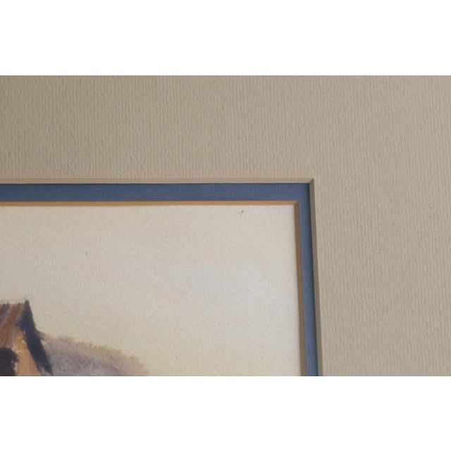 Murray Joyce "Saltillo, Mexico – September 1978" Original Watercolor Painting, Museum Quality Framing For Sale - Image 9 of 9