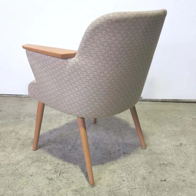 Beige Armchair, 1950s For Sale - Image 8 of 11