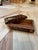 Modern Tortoiseshell-Style Wood Box With Beveled Lid For Sale - Image 3 of 6