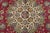 Tabriz Rug 9'7'' X 12'8'' Red Wool Vintage Traditional Hand-Knotted Carpet For Sale In Philadelphia - Image 6 of 15