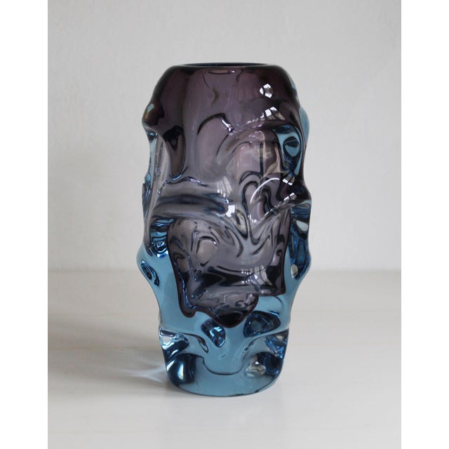 1960s Red Core Series Pattern 5988 Flower Vase from Jan Beránek, 1960s For Sale - Image 5 of 9