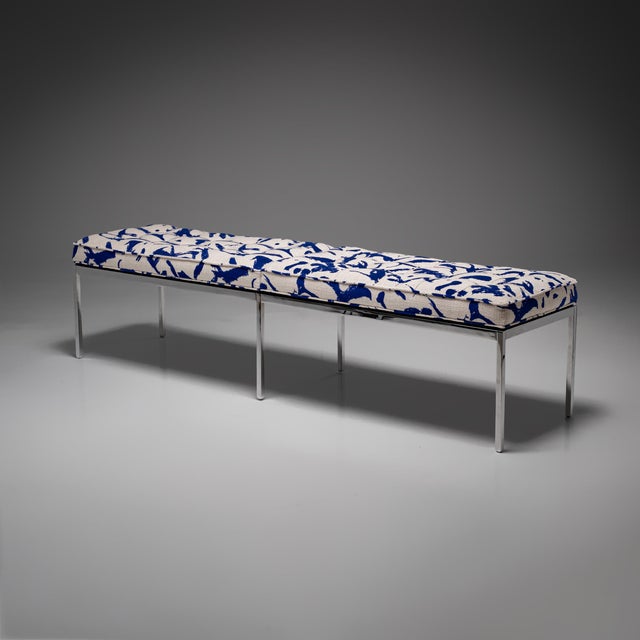 Model 2530-6 Four-Seater Bench by Florence Knoll for Knoll, 1960s For Sale - Image 12 of 12