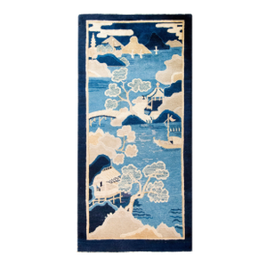 Early 20th Century Chinese Art Deco Chris Rug