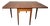 1920s English Mahogany and Satinwood Gate Leg Dining Table For Sale