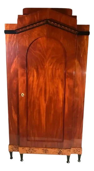 Biedermeier One-Door Wardrobe, Berlin, Germany, 1810s