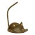 Vintage Brass Mouse Ring or Receipt Holder For Sale